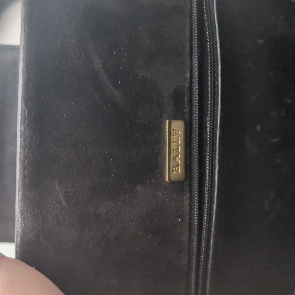 Bally Barletta leather and  suede black purse - Picture 10 of 15